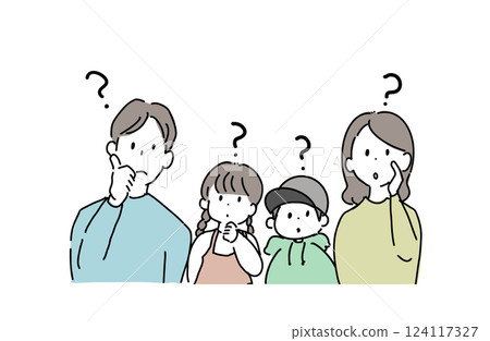 Family members with doubts Family members with doubts 124117327