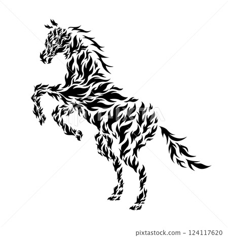 Horse Tribal 124117620