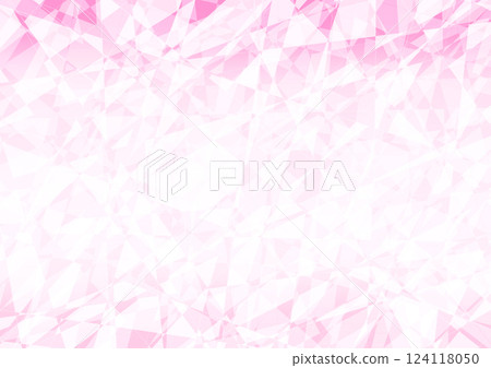 閃閃發光、細緻的幾何背景（粉紅色） 124118050