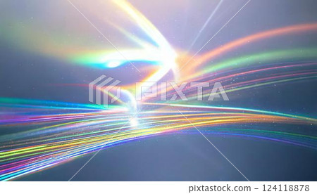 情感彩虹全像圖。 124118878