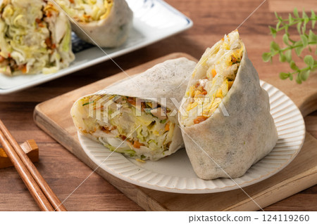 Run cake Qingming Festival Spring roll Run cake roll Run cake roll popiah lumpia ルンビー 124119260