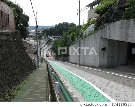 Fujimizaka (the slope in Okamoto 3-chome) in Setagaya Ward Fujimizaka (the slope in Okamoto 3-chome) in Setagaya Ward 124119553