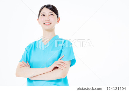A young nurse A young nurse 124121304