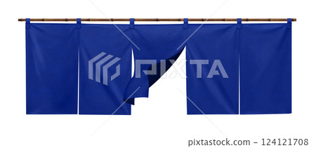 門簾插畫真正的門簾 124121708