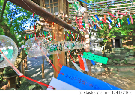 Wind chime festival at Nyoirinji Temple, Ogori City, Fukuoka Prefecture 124122162