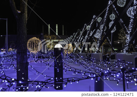 Blue Illumination Blue Illumination 124122471