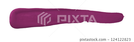 Dark purple brush isolated on transparent background Dark purple brush isolated on transparent background 124122823