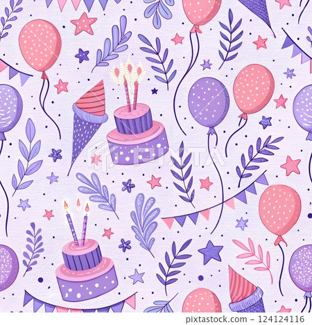 Seamless birthday pattern Seamless birthday pattern 124124116