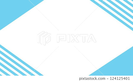 Blue border frame 124125401