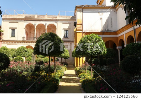 Gardens of the House of Pilate, Seville, Spain 124125566