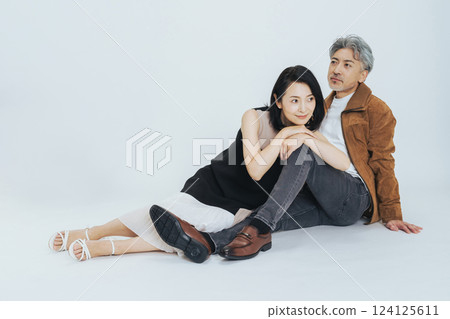 時尚老年/中年夫妻照 124125611