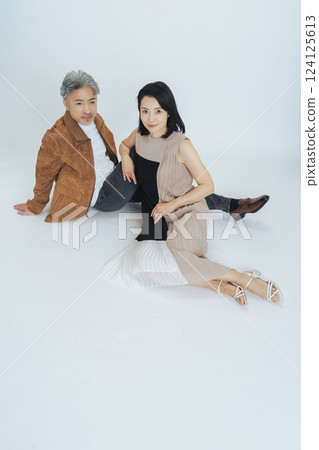 時尚老年/中年夫妻照 124125613