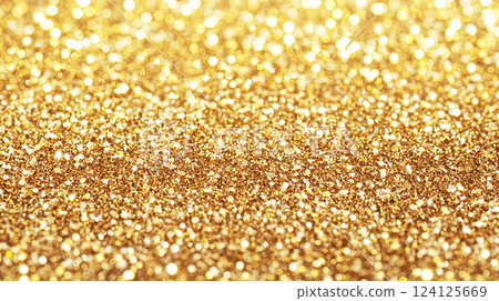 奢華的金色亮片背景 124125669