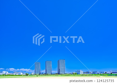 Cityscape of Ota Ward, Tokyo Tamagawa Green Zone Cityscape of Ota Ward, Tokyo Tamagawa Green Zone 124125735