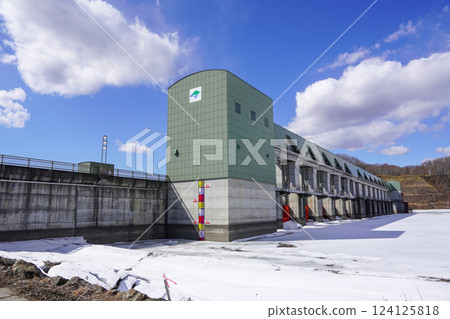 Nibutani Dam at the end of March 2025 Nibutani Dam at the end of March 2025 124125818