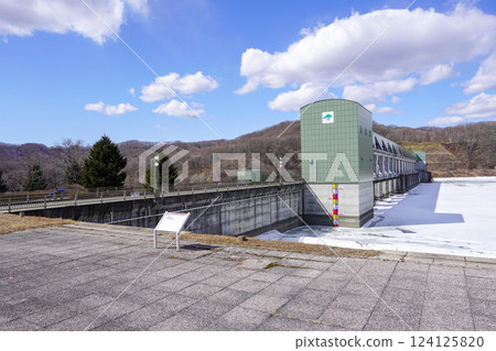 Nibutani Dam at the end of March 2025 Nibutani Dam at the end of March 2025 124125820