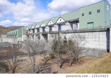 Nibutani Dam at the end of March 2025 Nibutani Dam at the end of March 2025 124125823