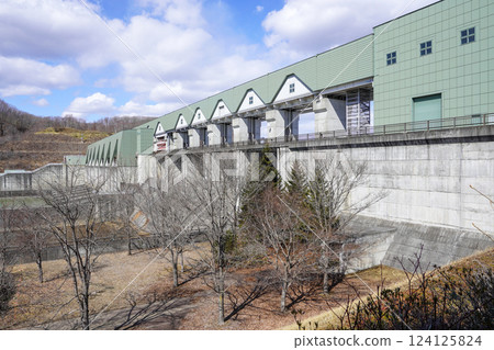 Nibutani Dam at the end of March 2025 Nibutani Dam at the end of March 2025 124125824