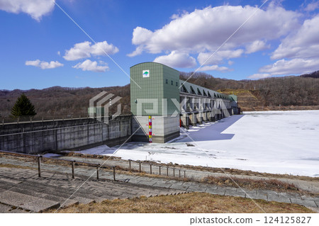 Nibutani Dam at the end of March 2025 Nibutani Dam at the end of March 2025 124125827