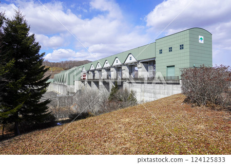 Nibutani Dam at the end of March 2025 Nibutani Dam at the end of March 2025 124125833