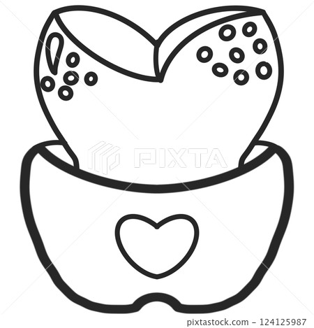 A delicate, hand-drawn cactus outline in minimalist style, illustration of a children's activity coloring book page with pictures of cactus. A delicate, hand-drawn cactus outline in minimalist style, illustration of a children's activity coloring book page with pictures of cactus. 124125987
