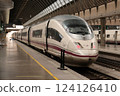 Spain, Seville Station, express train 124126410
