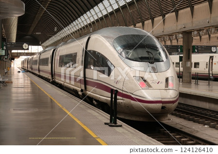西班牙，塞維利亞車站，特快列車 124126410