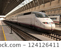 Spain, Seville Station, express train 124126411