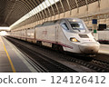 Spain, Seville Station, express train 124126412