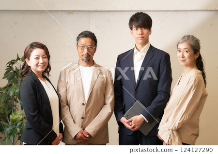 Senior and junior project team Senior and junior project team 124127290