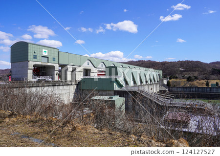 Nibutani Dam at the end of March 2025 Nibutani Dam at the end of March 2025 124127527