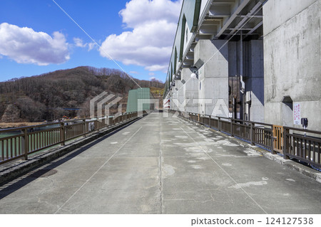 Nibutani Dam at the end of March 2025 Nibutani Dam at the end of March 2025 124127538