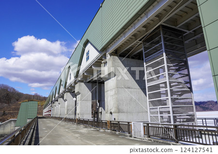 Nibutani Dam at the end of March 2025 Nibutani Dam at the end of March 2025 124127541