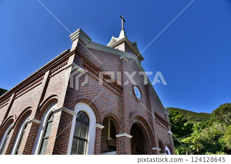 Imochiura Church, Nagasaki Prefecture, Goto Islands, Fukue Island, up Imochiura Church, Nagasaki Prefecture, Goto Islands, Fukue Island, up 124128645