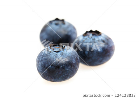 Blueberries on a white background Blueberries on a white background 124128832