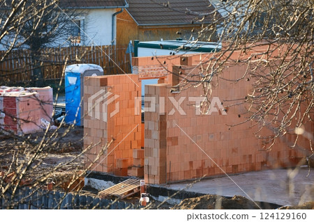 Brick House Construction 124129160