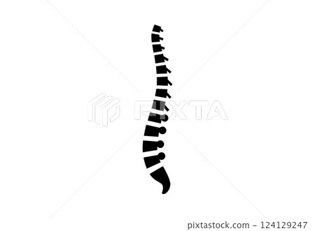 Spine medical poster 124129247