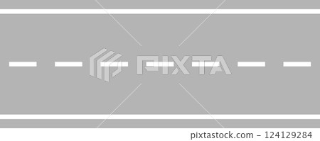 Illustration of a seamless pattern of roads 124129284