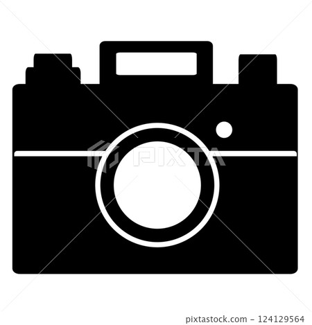 Camera pictogram Camera pictogram 124129564