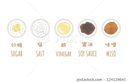 Seasoning illustration 124129641