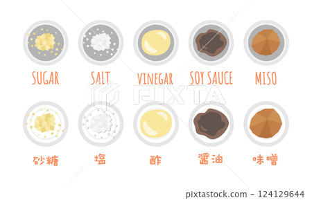 調味品插圖 124129644