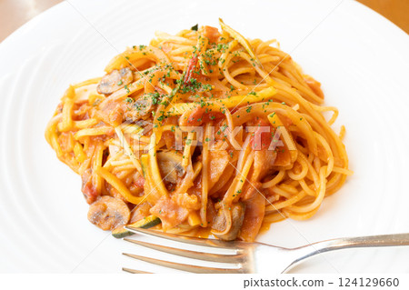 美味的Napolitan意大利面 美味的Napolitan意大利面 124129660
