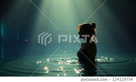 girl in water 124129754