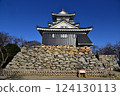 Hamamatsu Castle: Keep and stone walls 124130113