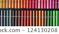 A large set of colored pencils 124130208