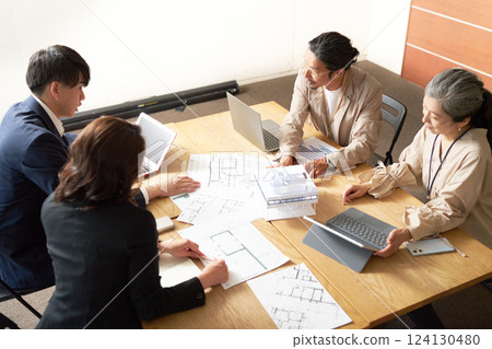Business person having a meeting Business person having a meeting 124130480