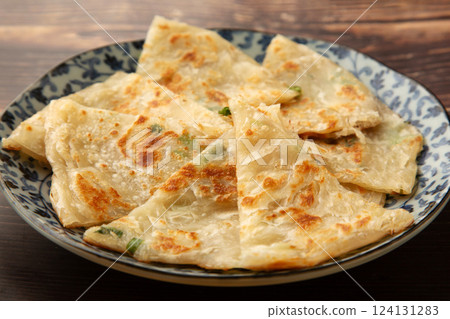 Taiwanese scallion pancake Taiwanese scallion pancake 124131283