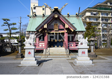 東京都江戶川區東葛西中割天祖神社拜殿 東京都江戶川區東葛西中割天祖神社拜殿 124131388