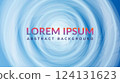Abstract Blue Light Spiral 124131623