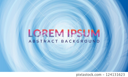 Abstract Blue Light Spiral 124131623